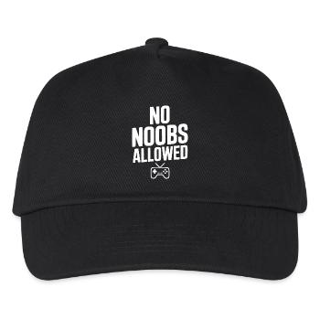 Pas de débutants autorisés - Casquette de baseball Enfant - noir - Devant