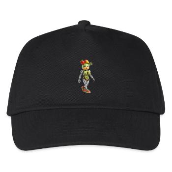 Robot gémine | Art fantaisiste de Fruit-Bots - Casquette de baseball Enfant - noir - Devant