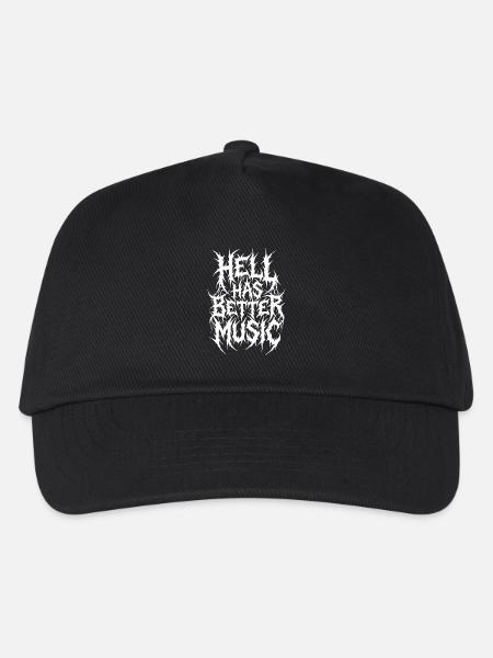Hell Has Better Music - Kinder Basecap - Schwarz