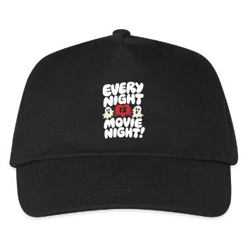 Chaque soir, c’est la soirée cinéma des fantômes - Casquette de baseball Enfant - noir - Devant