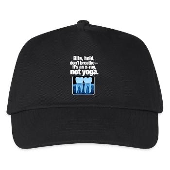 Funny Dentist X-Ray Humor, It's an X-Ray Not Yoga - Kids’ Baseball Cap - black - Front