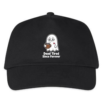 Dead Tired Since Forever Geist - Kinder Basecap - Schwarz - Vorne