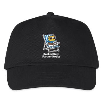 Booked Until Further Notice Bookworm - Kids’ Baseball Cap - black - Front