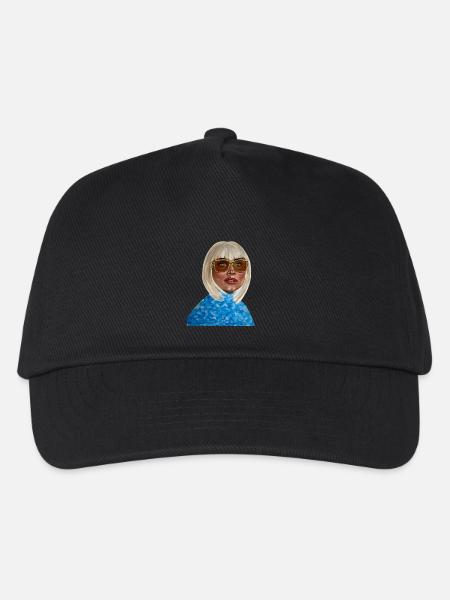 Von der Königin zur Prinzessin - Kinder Basecap - Schwarz
