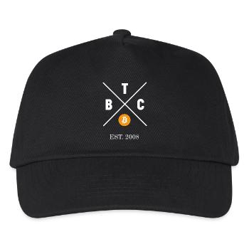 Bitcoin Freedom BTC Crypto Bitcoin Trader To Moon - Kinder Basecap - Schwarz - Vorne
