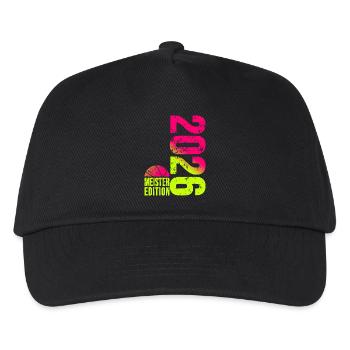 Basketball Master Edition 2026 en rose citron - Casquette de baseball Enfant - noir - Devant