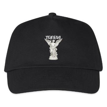 Techno Winged Classical Angel  - Kids’ Baseball Cap - black - Front