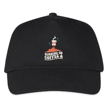 Coffee for questionable decisions - Kids’ Baseball Cap - black - Front