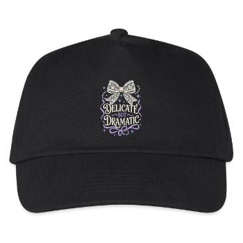 Delicate But Dramatic Bow - Kids’ Baseball Cap - black - Front