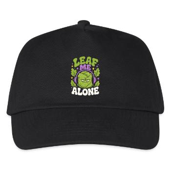 Leaf Me Alone Salad Humor - Kids’ Baseball Cap - black - Front