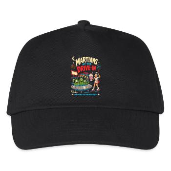 Martians at the Drive-In Diner - Kids’ Baseball Cap - black - Front