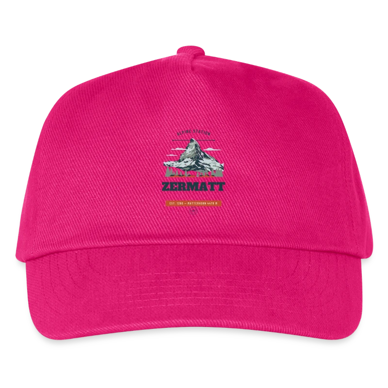 Zermatt badge on a kids’ baseball cap