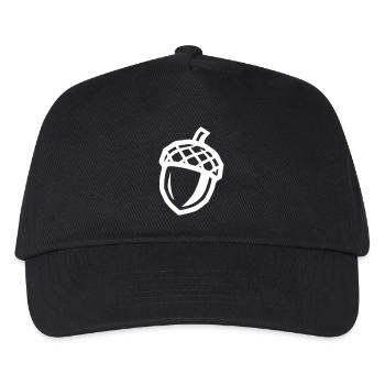 Eichel Symbol - Kinder Basecap - Schwarz - Vorne