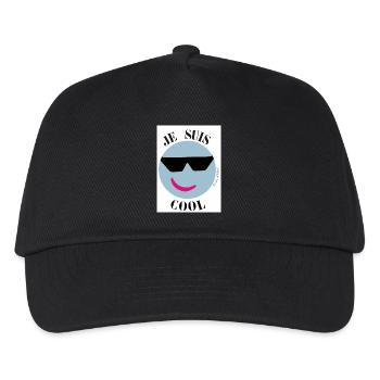 I Am Cool - Kids’ Baseball Cap - black - Front