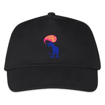 t-rex skater - Kinder Basecap - Schwarz - Vorne