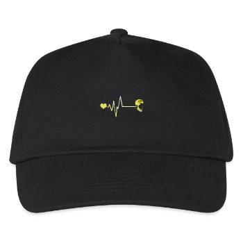 Stylist Hairdresser Pulse Heart Love - Kids’ Baseball Cap - black - Front