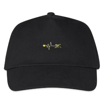 Mountains Puls Love - Kinder Basecap - Schwarz - Vorne