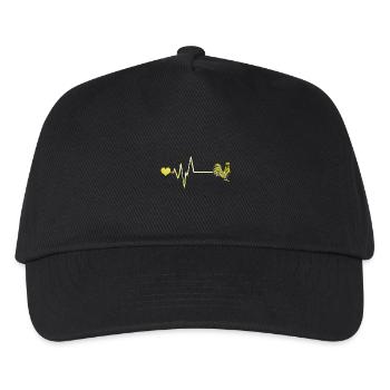 Pulse Heart Love - Kids’ Baseball Cap - black - Front