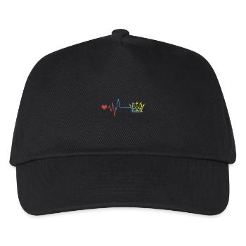 Crown Royal Pulse Heartbeat - Kids’ Baseball Cap - black - Front
