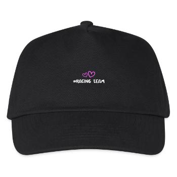Racing Team Heart - Kids’ Baseball Cap - black - Front