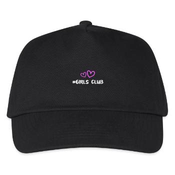 Girls Club Heart - Kids’ Baseball Cap - black - Front