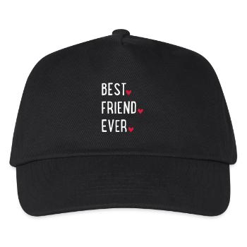 Bester Freund - Kinder Basecap - Schwarz - Vorne