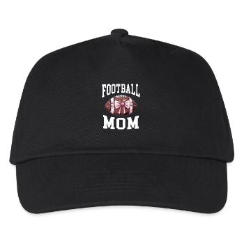 American Football Mom Gift - Kids’ Baseball Cap - black - Front