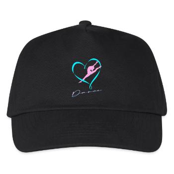 Dance - Kinder Basecap - Schwarz - Vorne