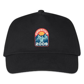 Awesome since 2009 - Kinder Basecap - Schwarz - Vorne