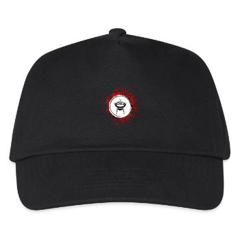 Grill Icon - Kids’ Baseball Cap - black - Front