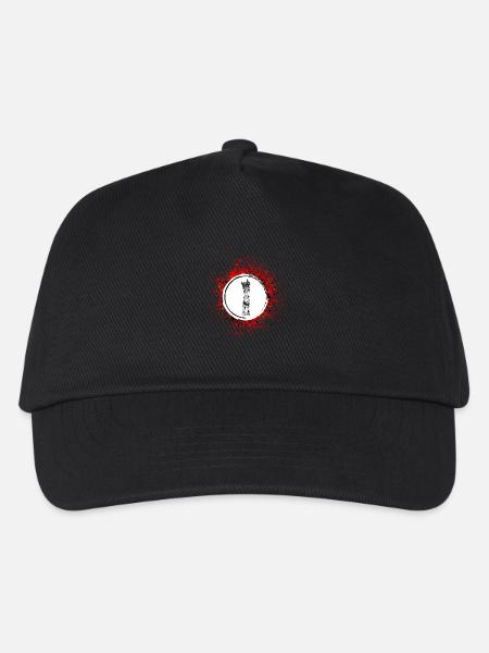 Spargel icon - Kinder Basecap - Schwarz