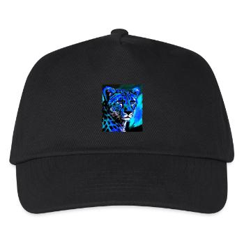 Cheetah Portrait - Kids’ Baseball Cap - black - Front