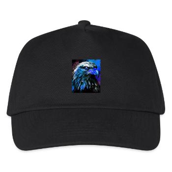 Eagle Portrait - Kids’ Baseball Cap - black - Front