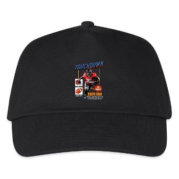 Joueur de football américain États-Unis America Sports Splash - Casquette de baseball Enfant - noir - Devant