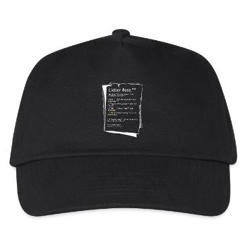 Work ethic - Kids’ Baseball Cap - black - Front