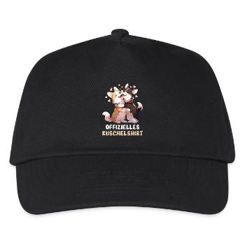 Official Cuddly Shirt Dogs Animal Love Heart Sweet - Kids’ Baseball Cap - black - Front
