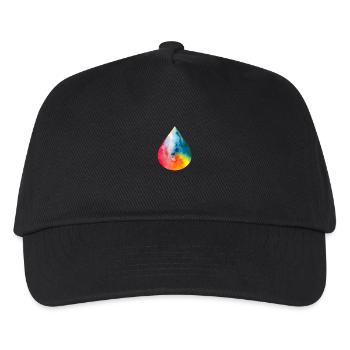 Happy Rain - Kinder Basecap - Schwarz - Vorne