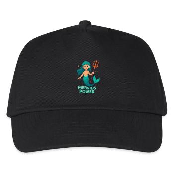 Merkids Power Girls - Kids’ Baseball Cap - black - Front