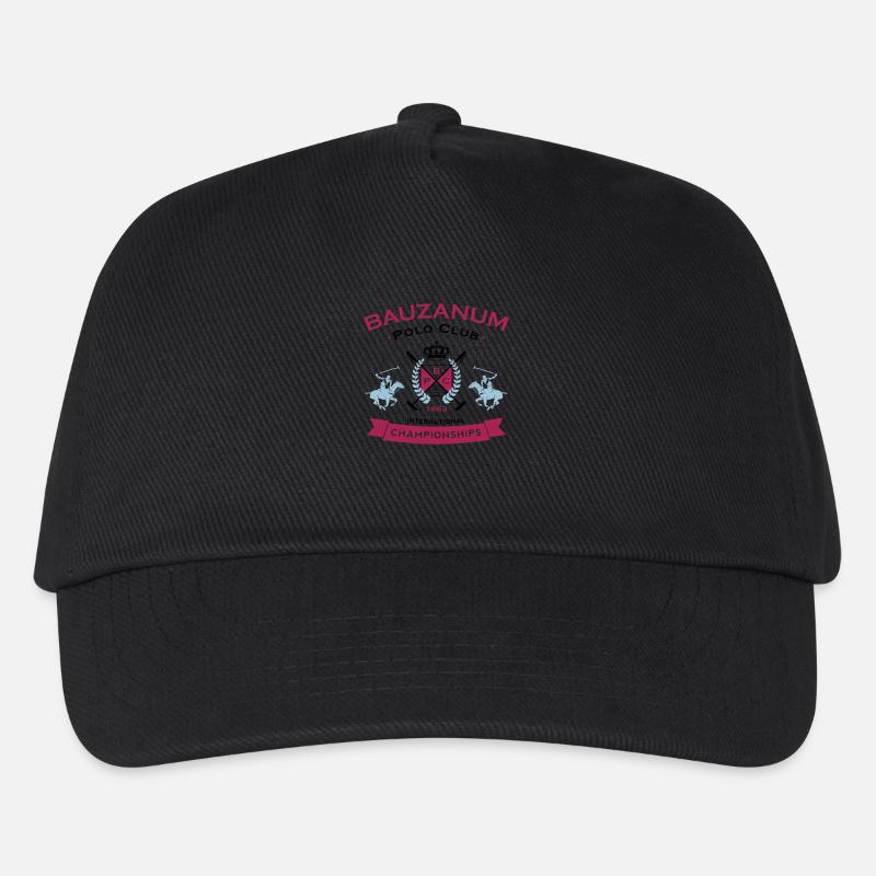 BAUZANUM POLO CLUB - Kinder Basecap - Schwarz