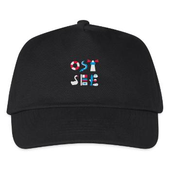 Baltique - Casquette de baseball Enfant - noir - Devant