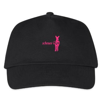 scheues_reh - Kinder Basecap - Schwarz - Vorne