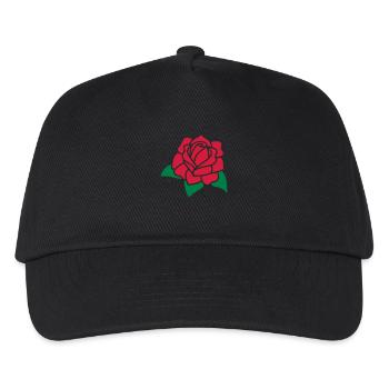 Rose Flower 2c - Kids’ Baseball Cap - black - Front