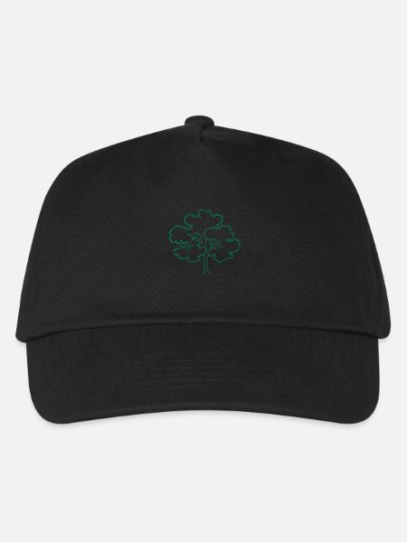 Baum Wald Natur - Kinder Basecap - Schwarz