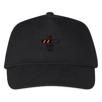 Lade... kleinen Tiger - Kinder Basecap - Schwarz - Vorne
