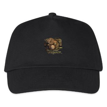 Steampunk-Art - Kinder Basecap - Schwarz - Vorne