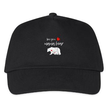 Love you mama bear - Kinder Basecap - Schwarz - Vorne