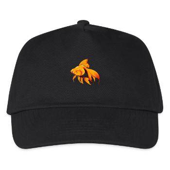 fish439 - Kinder Basecap - Schwarz - Vorne