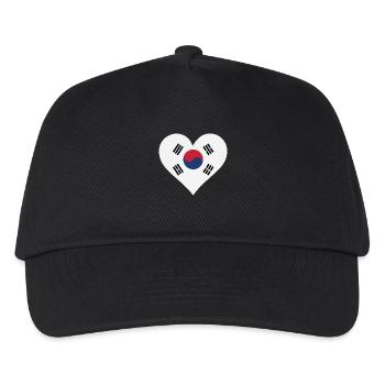 I Love South Korea - Kids’ Baseball Cap - black - Front