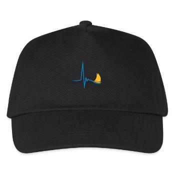 sailing_pulse_2c - Kinder Basecap - Schwarz - Vorne