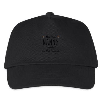 The best nanny in the world - Kids’ Baseball Cap - black - Front